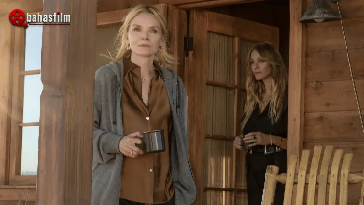 Poster resmi serial The Madison menampilkan Michelle Pfeiffer dan Kurt Russell di lanskap Montana yang dramatis.